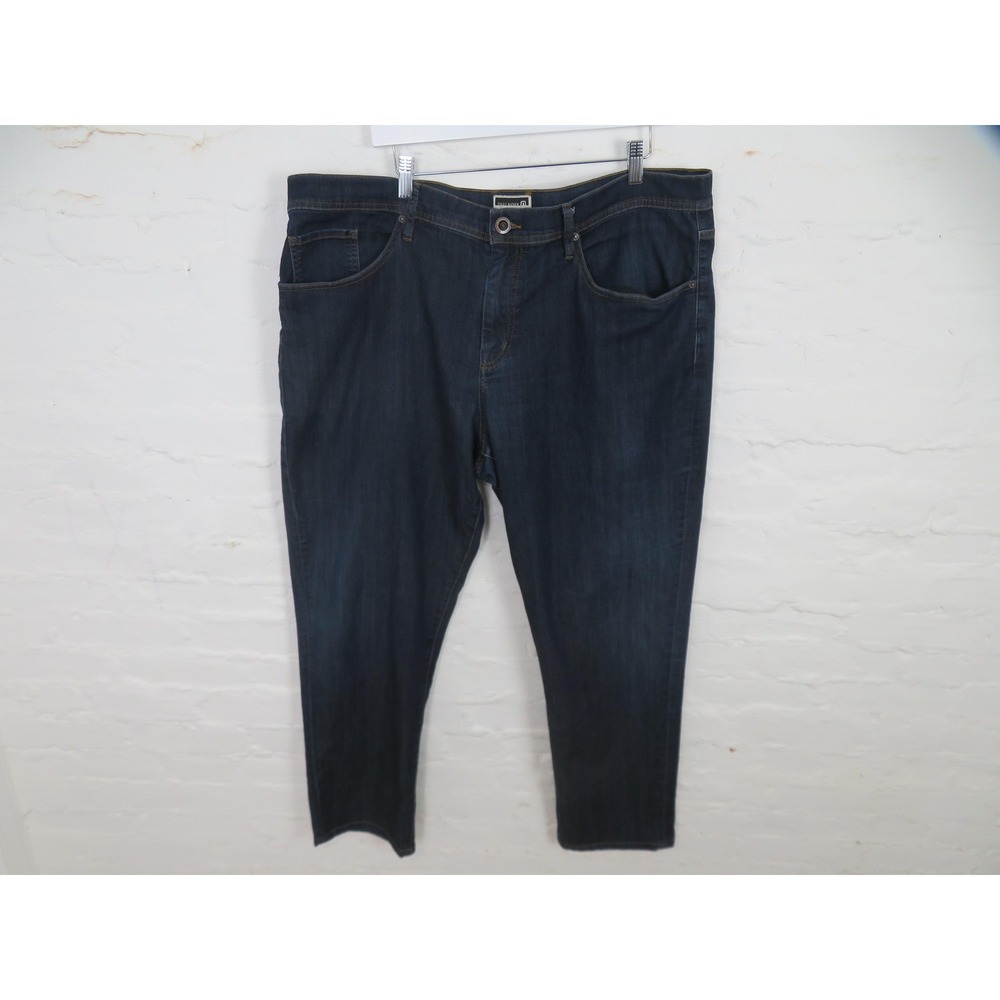Travis Mathew Jeans Men 40x30 Blue Featherweight Legacy Dark Wash Stretch Denim